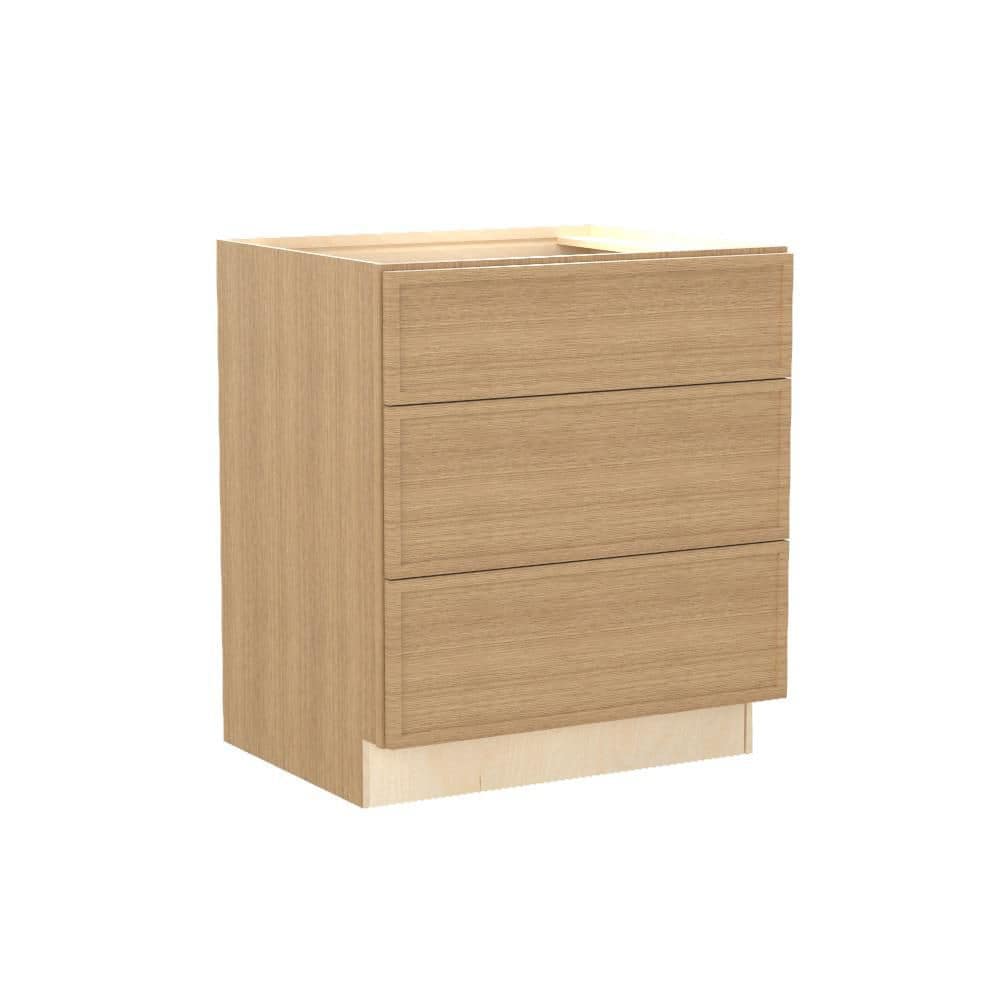 Franklin 30 in. W x 24 in. D x 34.5 in. H Assembled Plywood Base Cooktop Kitchen Cabinet in Vanguard Oak with Soft Close price history on PriceWatchPro