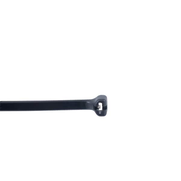 7 in. Cable Tie with Metal Pawl Black 50 lb. 20-Pack (Case of 10)