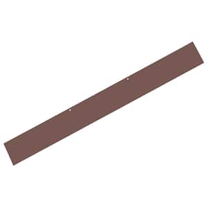 Classic Series BR-3 51.1875 in. x 6 in. x 1046 in. Brick Red Powder Coated Steel Extension for Cellar Door
