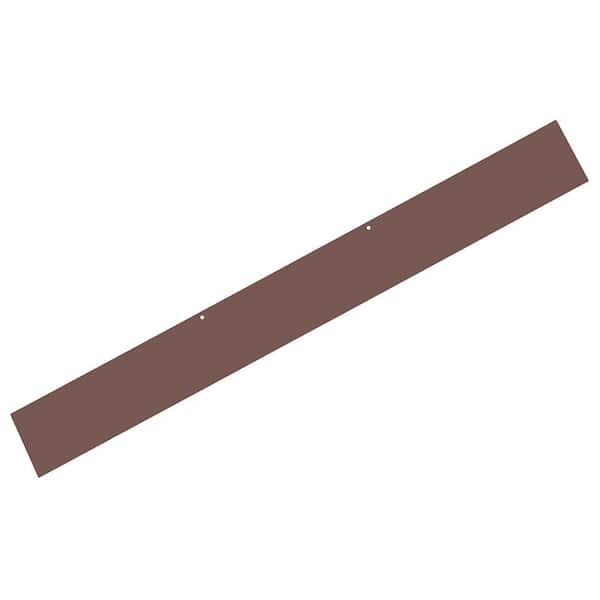 Bilco Classic Series BR-3 51.1875 in. x 6 in. x 1046 in. Brick Red Powder Coated Steel Extension for Cellar Door