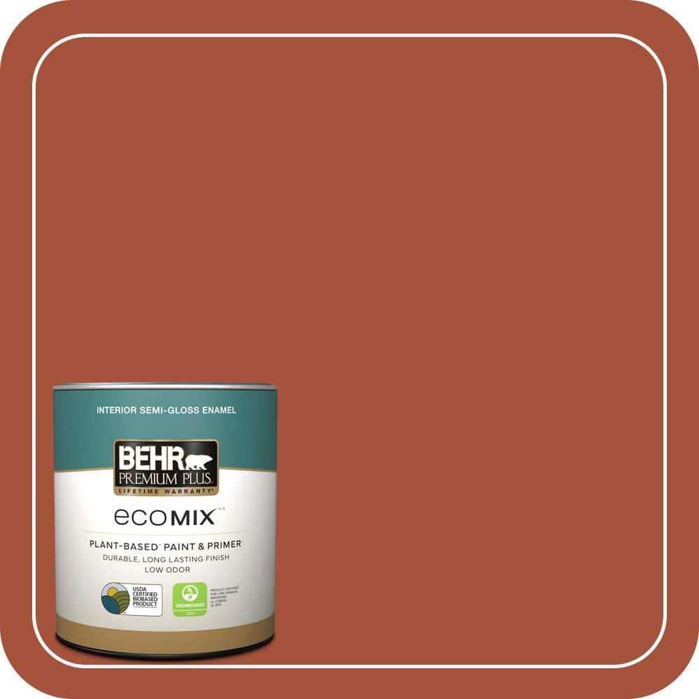 1 qt. #S-H-210 New Penny Semi-Gloss Enamel EcoMix Plant-Based Interior Paint & Primer price history on PriceWatchPro