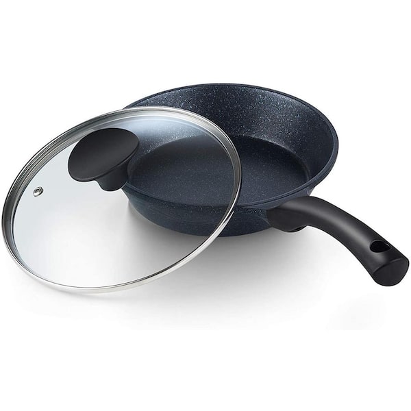 Otantik | Pots and Pans| Non-Stick 11” Square Grill Pan Cast Aluminum - Griddle Pan with Pour Spouts - Ceramic Marble Coating - Cool Handle - PTFE 
