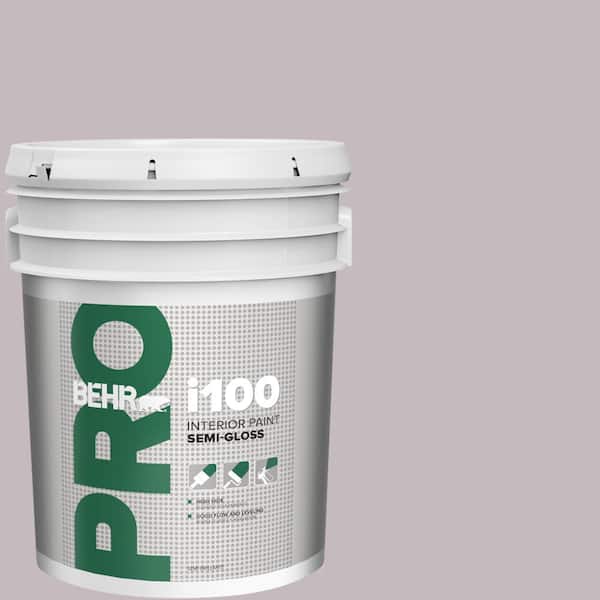 BEHR PRO 5 gal. #N110-2 Mulberry Stain Semi-Gloss Interior Paint