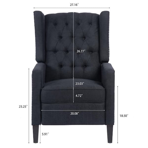 Walder outlet tufted recliner