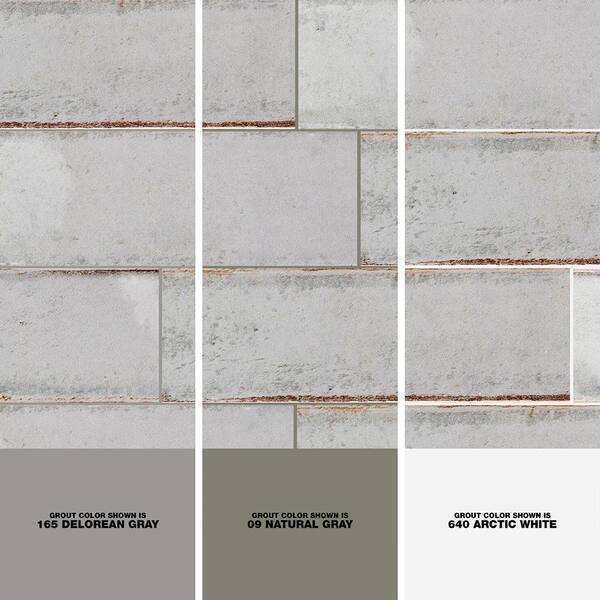 Buy Moze Gray 3 In. X 12 In. 9 Mm Ceramic Wall Tile (22-Piece) (5.38 Sq ...