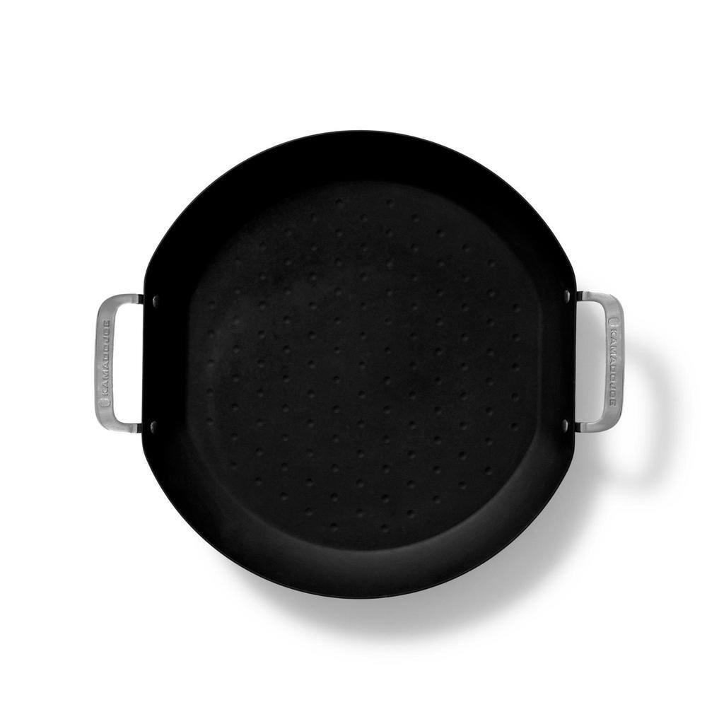 Kamado Joe 17.7" Black Carbon Steel Paella Pan