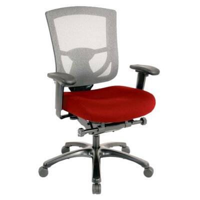 Zabrina Red Mesh/Fabric Chair