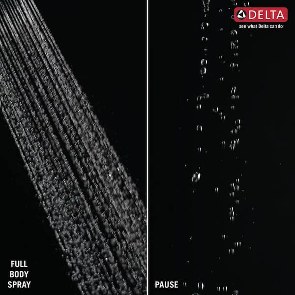 2-Spray Patterns 1.50 GPM 2.88 in. Wall Mount Handheld Shower Head in Chrome