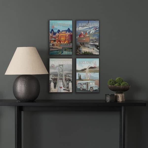 Victoria GoSeries Black Framed Wall Art 15.5 in. x 10.5 in.