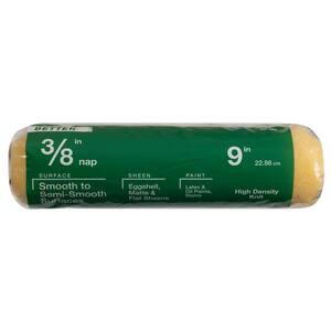 9 in. x 3/8 in. High-Density Polyester Knit Paint Roller Cover