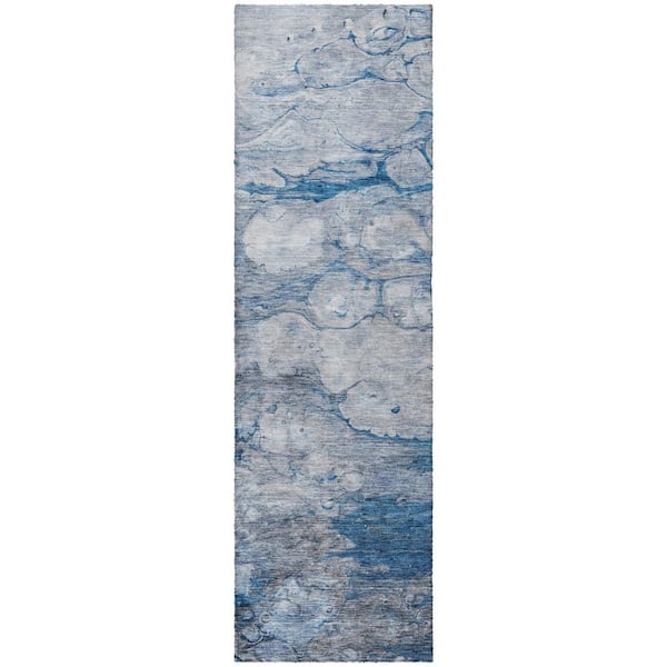 Dream Shag Premium Machine Washable Abstract ADS698 Purple 2 ft. x 3 ft. Accent Rug