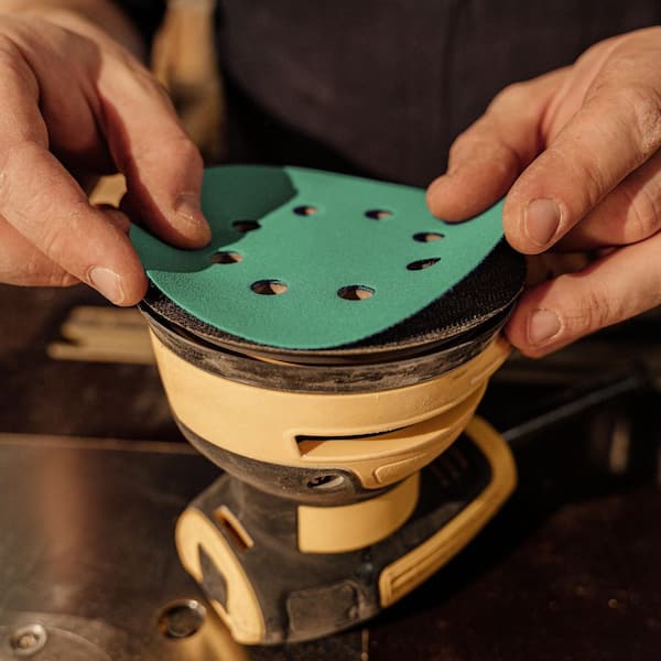Unbranded - Green 5 in. 320 Grit Sanding Disc Extra Fine (25-Pack)