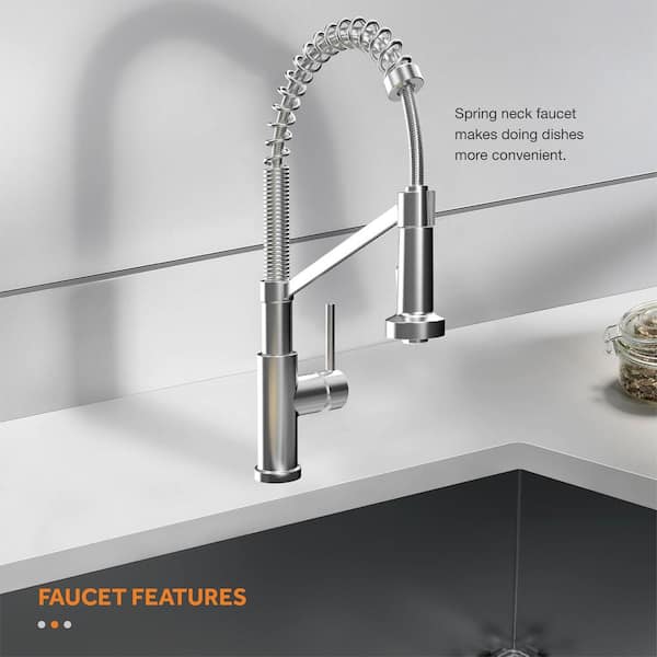 Glacier Bay Professional Zero Radius 27 in. Undermount