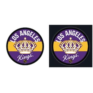 Los Angeles Kings 23 in. Round Vintage Logo Plug-in LED Lighted Sign