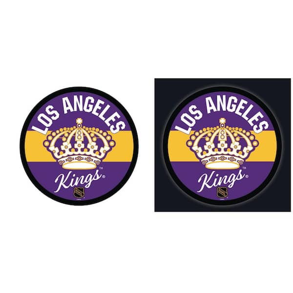 Evergreen Los Angeles Kings 23 in. Round Vintage Logo Plug-in LED Lighted Sign