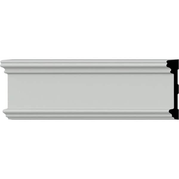 Ekena Millwork SAMPLE - 5/8 in. x 12 in. x 3 in. Urethane Bedford Chair Rail Moulding