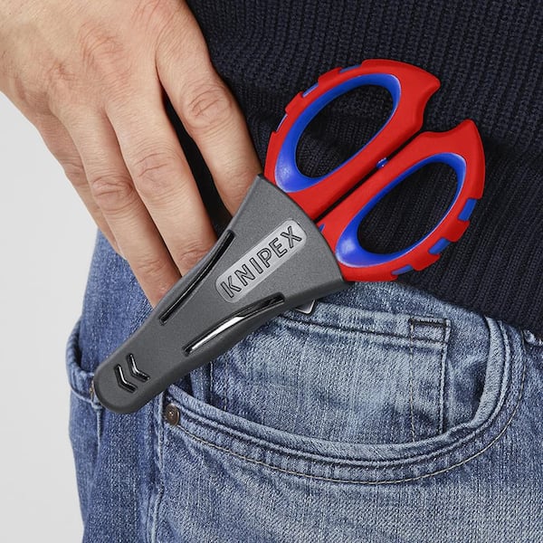 KNIPEX Electricians' Shears with Crimp Area for Ferrules 95 05 10 SBA - The  Home Depot