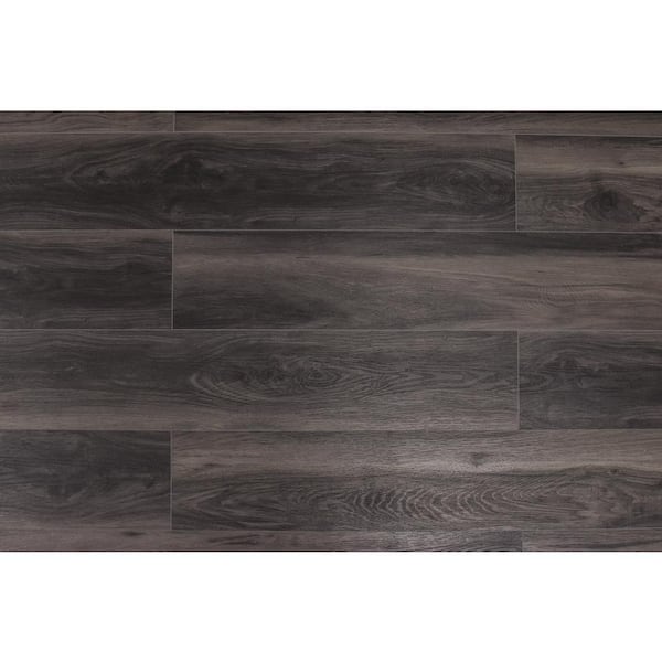 Veritas Rooted Graphite 20 MIL x 7 in. W x 60 in. L Click Lock Waterproof Vinyl Plank Flooring (18.06 sq. ft.)