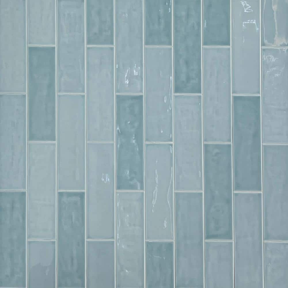 Bedouin Green Glossy Ceramic Subway Wall Tile