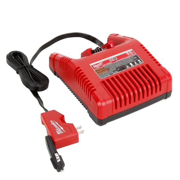 Milwaukee M18 18-Volt Lithium-Ion AC/DC Wall and Vehicle Charger