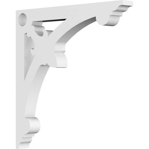 Ekena Millwork 5/8 in. W x 6 in. H x 6 in. D PVC Sellek Bracket