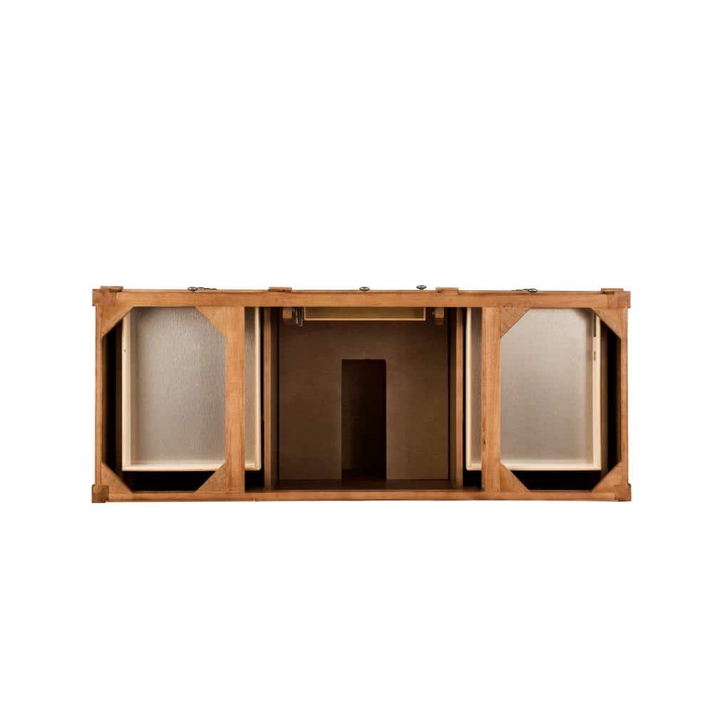Brittany 60" Saddle Brown Single Freestanding Vanity Base