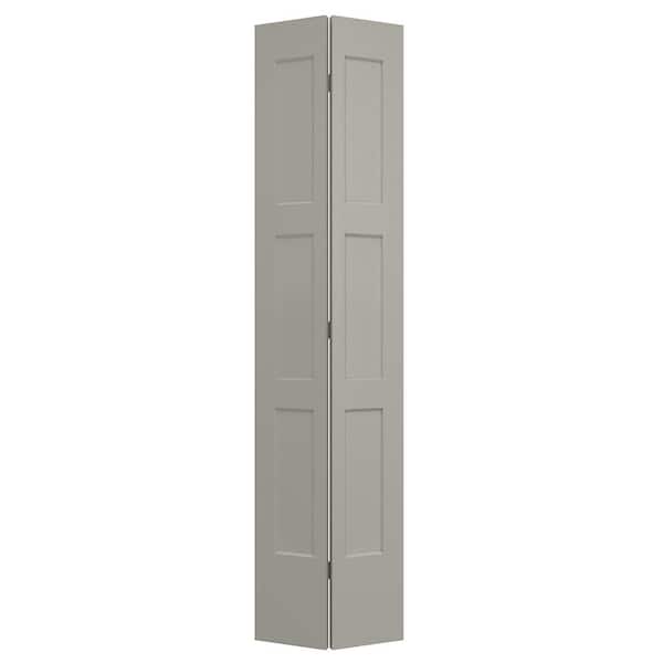 30 in. x 96 in. Birkdale Vanilla Paint Smooth Hollow Core Molded Composite Interior Closet Bi-fold Door