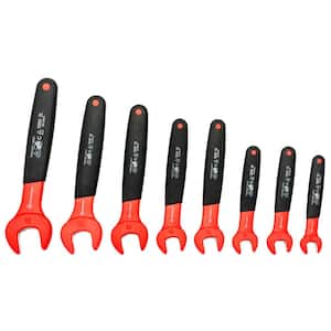 VDE Insulated Metric Open End Wrench Set (8-Piece)