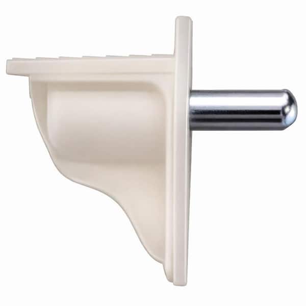 1/2 in. White Shelf Peg (12-Pack)