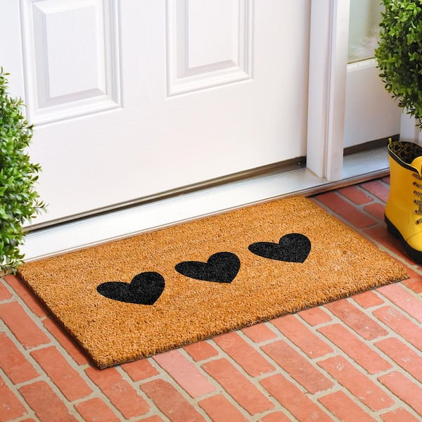 Home Heart Doormat, 18 x 30 inches, Mardel