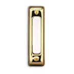 Wired Door Bell Push Button, Polished Brass