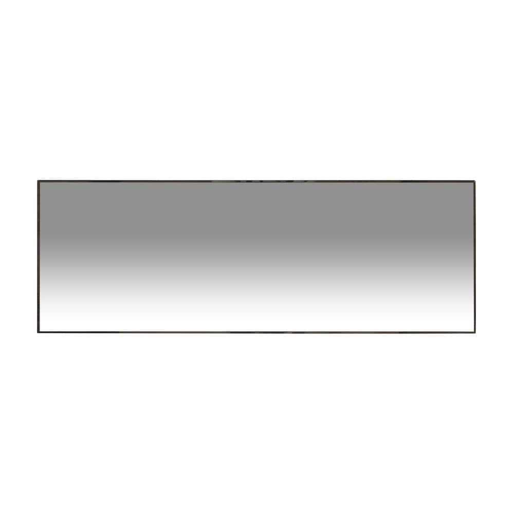 Silver Mirrored Glass and Metal Console Table