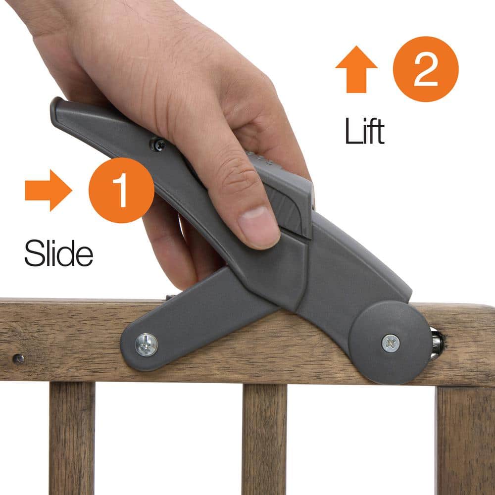 Natural Driftwood Wooden Pressure Mounted Stairway Gate