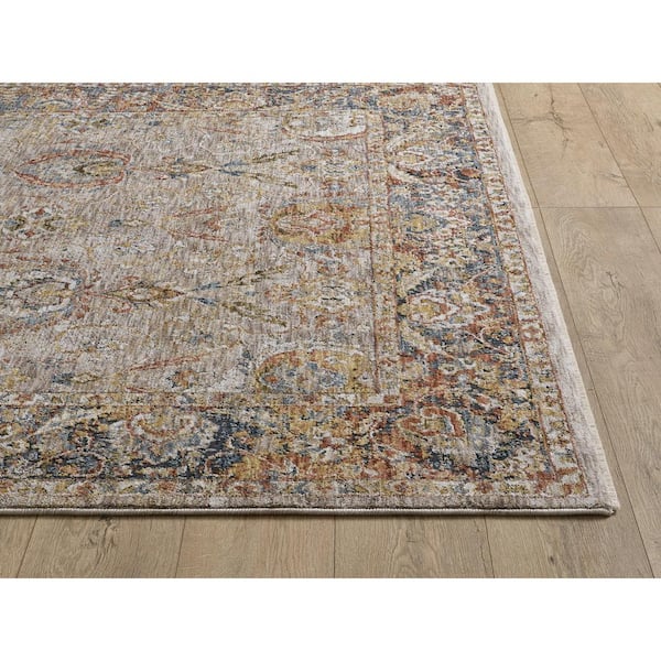 Ivy Ivory 2 ft. x 8 ft. Eclectic Boho Runner Rug