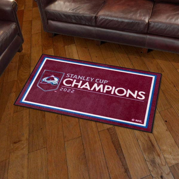 Colorado Avalanche 3 Time Stanley Cup Champions Double Sided  Garden Banner Flag : Sports & Outdoors