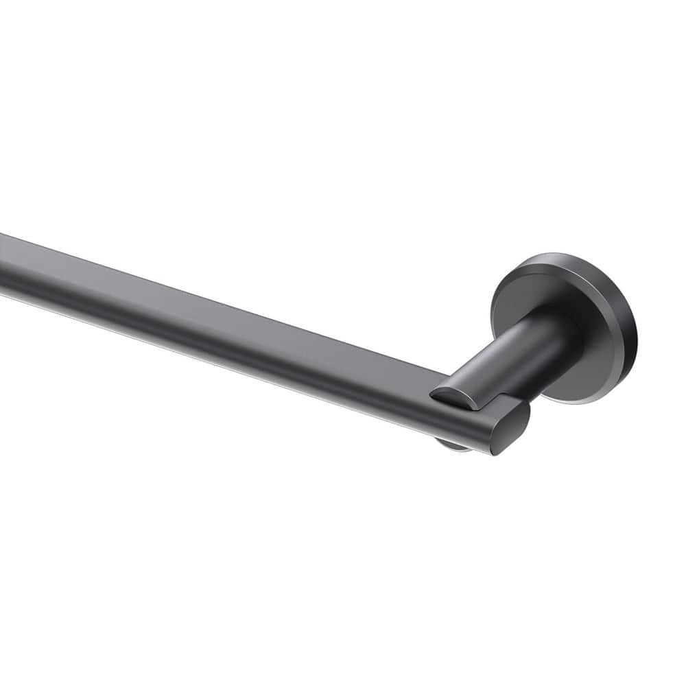 Locke 24 in. Wall Mounted Towel Bar in Matte Black price history on PriceWatchPro