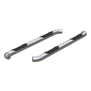 3-Inch Round Polished Stainless Steel Nerf Bars, No-Drill, Select Dodge Durango