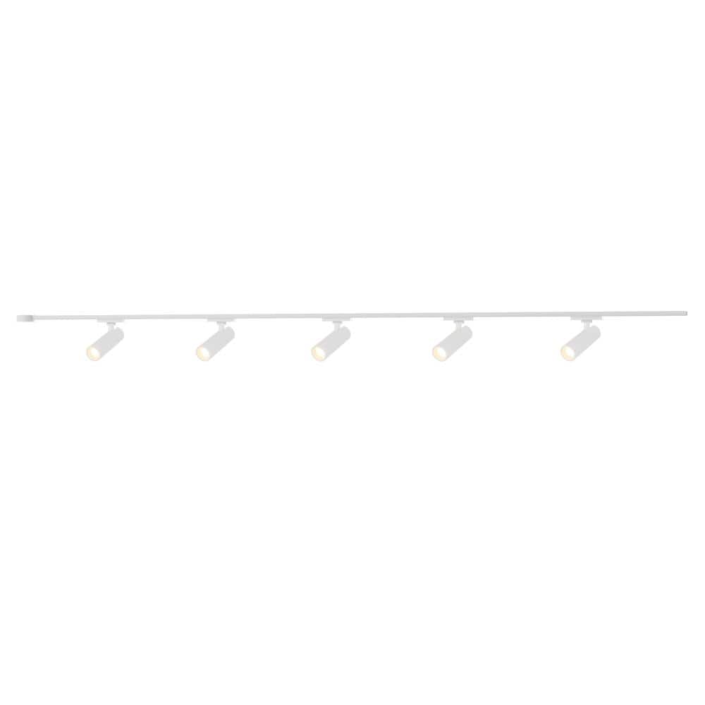 Paolo 5 Light (2-in) White dimmable 4000K LED Trilo Track Ceiling Kit price history on PriceWatchPro