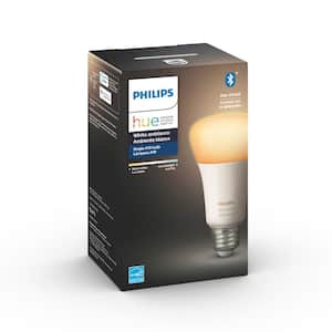 White Ambiance A19 LED 60-Watt Equivalent Dimmable Smart Wireless Light Bulb with Bluetooth