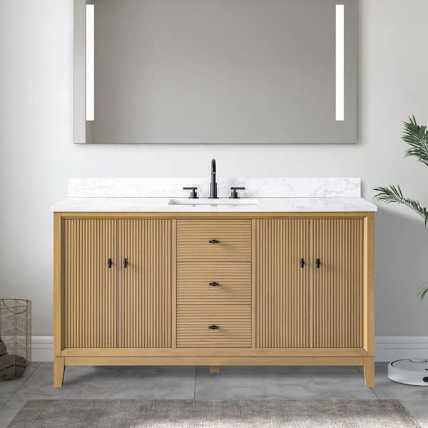 Wyndham Collection Acclaim 59-in Oyster Gray Bathroom Vanity Cabinet Wyndham Collection Acclaim 59-in Oyster Gray Bathroom Vanity Cabinet