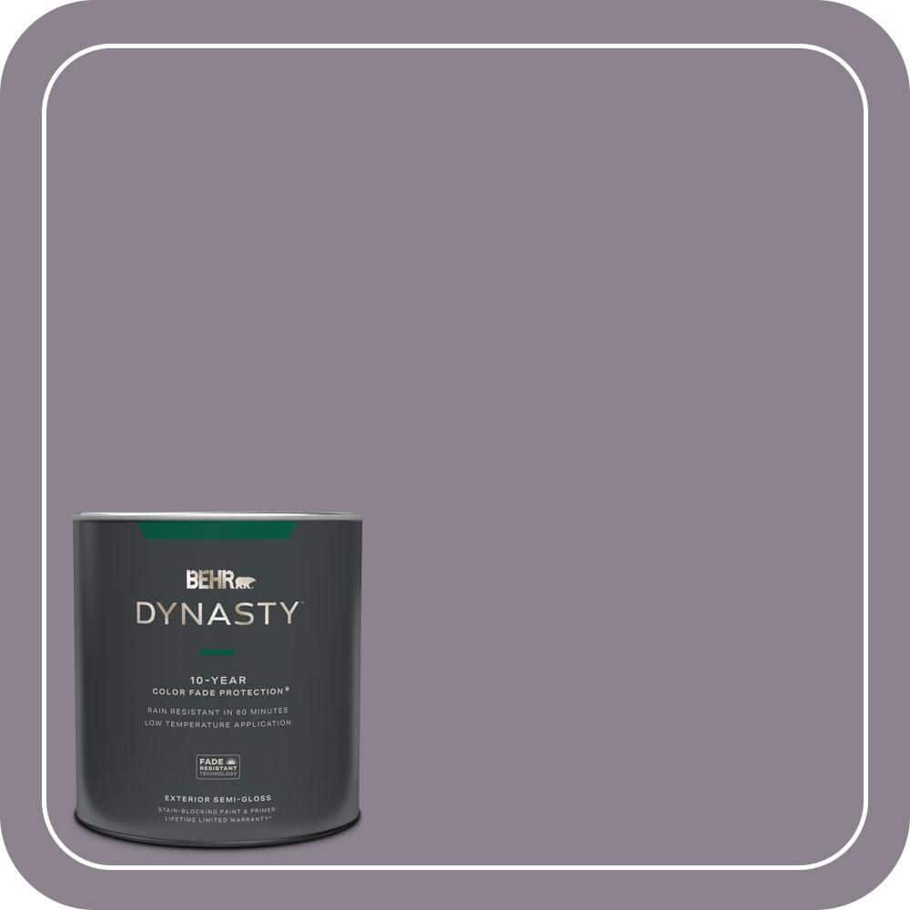 1 qt. #670F-5 Gothic Amethyst Semi-Gloss Enamel Exterior Stain-Blocking Paint & Primer price history on PriceWatchPro