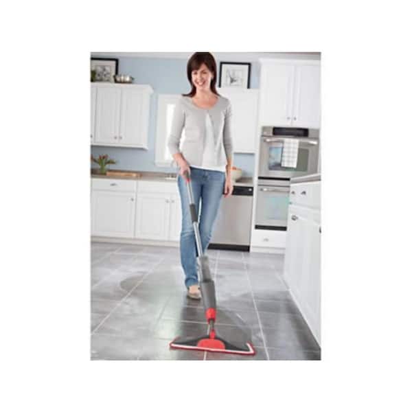  Rubbermaid Reveal Spray Mop Replacement Head, Red, Reusable Wet  Mop Microfiber Pad for Floor Cleaning in Kitchen/Bathroom/Hallway/School :  Health & Household