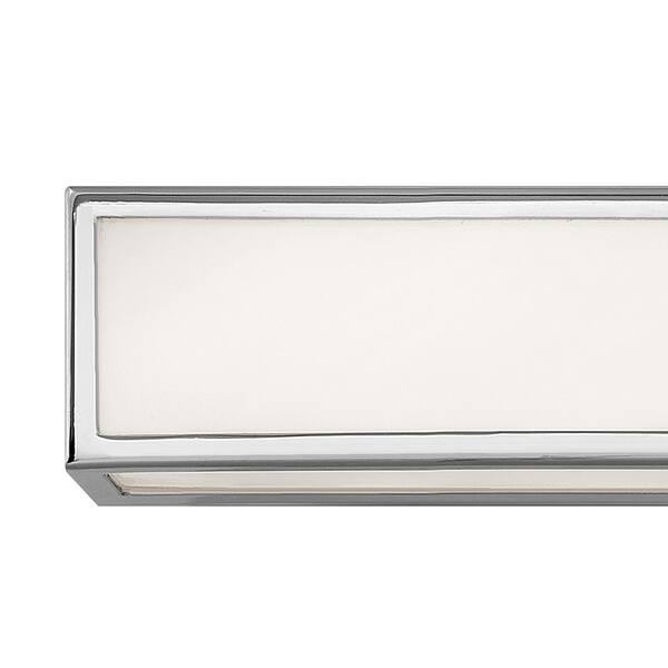 HINKLEY - Hinkley Alto 44-Watt Integrated LED 5-Light 30 in. Bath Vanity Light with Invisimount in Chrome