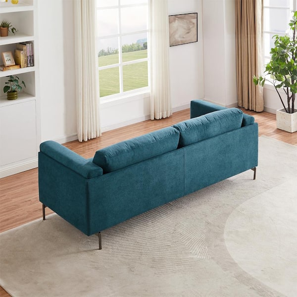 Leons deals blue sofa