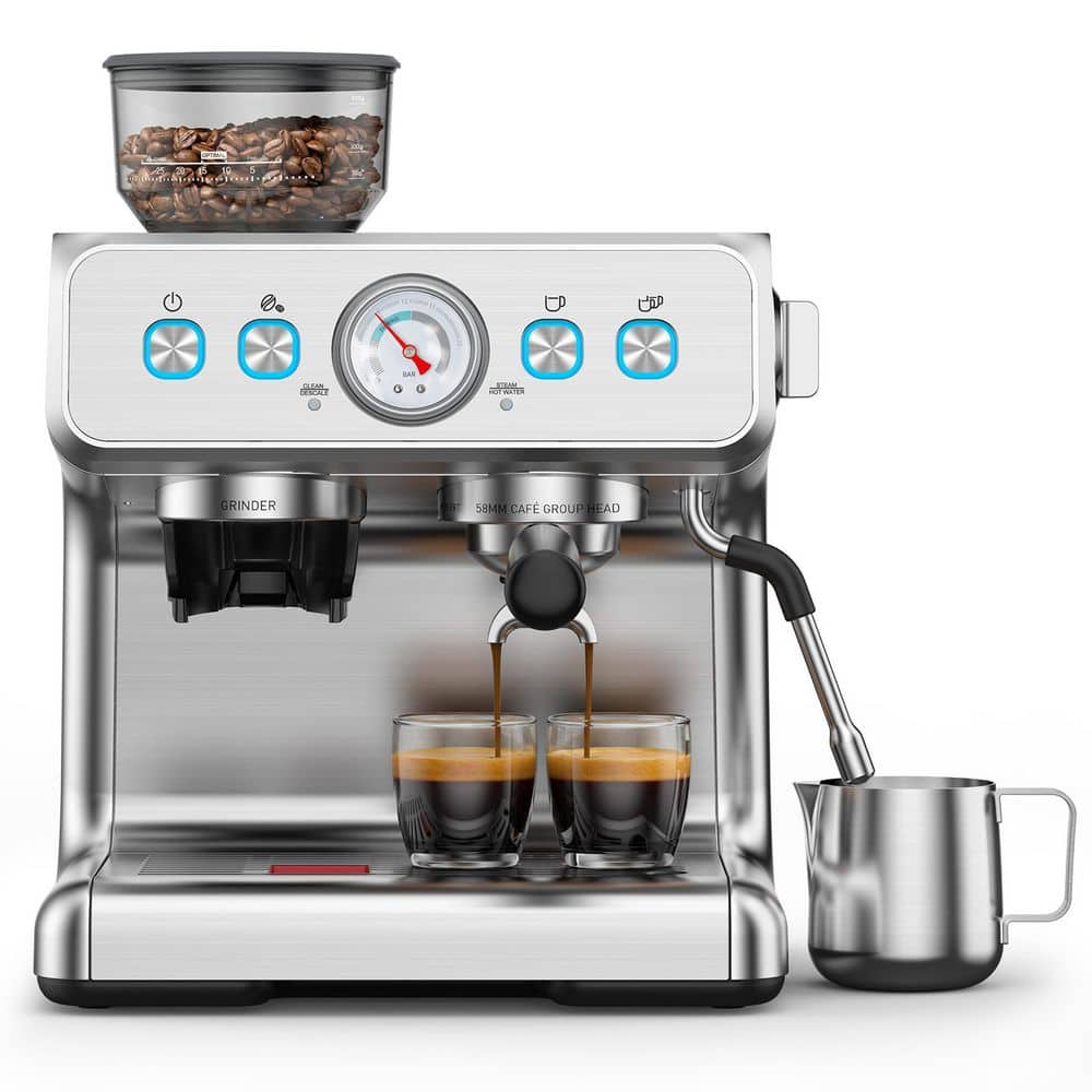 2 Cup Stainless Steel Espresso Machine with Hot Cold Brew and Removable Water Tank price history on PriceWatchPro