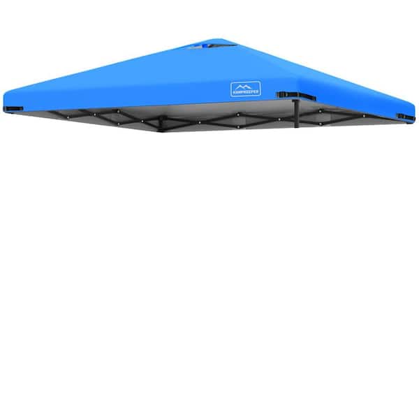 Sudzendf 10 ft. x 10 ft. Light Blue Pop Up Canopy Tent Top Replacement Cover Roof with Air Vent