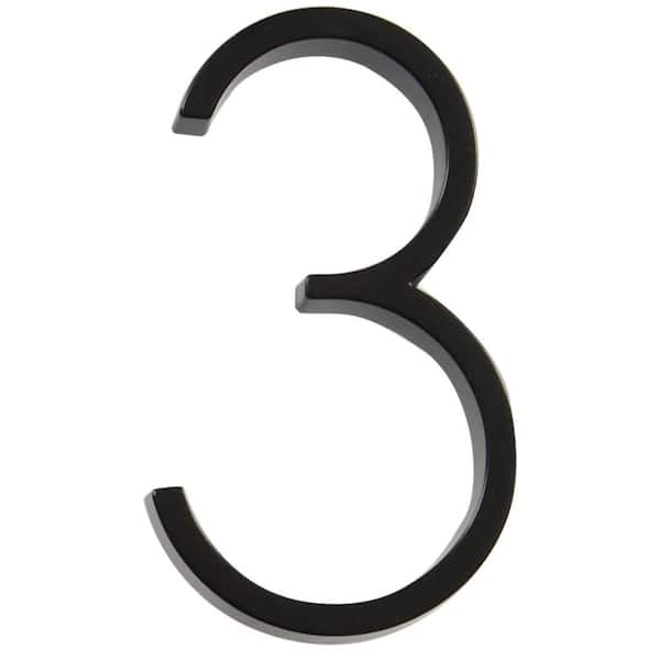 Everbilt 3 in. Black Die-Cut Letters and Numbers Set 39133 - The Home Depot