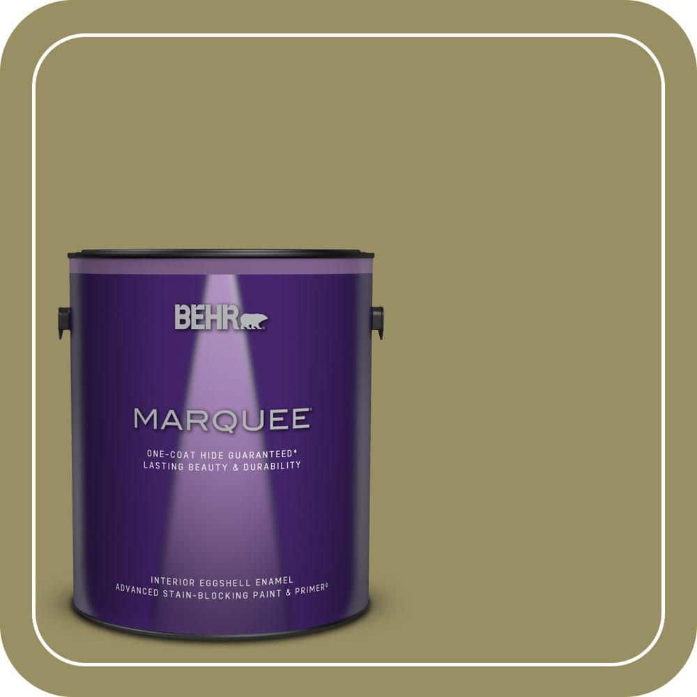 1 gal. #390F-6 Tate Olive Eggshell Enamel Interior Paint & Primer price history on PriceWatchPro