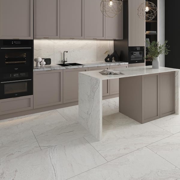 Splendor Beige 23.62 in. x 47.25 in. Matte Porcelain Rectangular Wall and Floor Tile (14 Cases/217 sq. ft./Pallet)