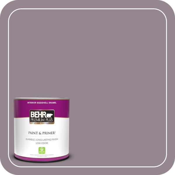 BEHR PREMIUM PLUS 1 qt. #MQ1-32 Cinema Screen Eggshell Enamel Low Odor Interior Paint & Primer
